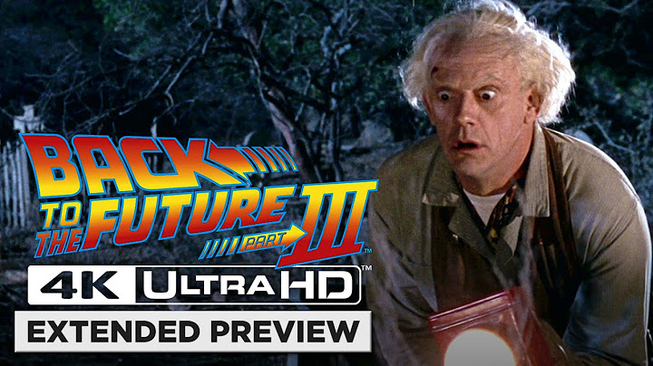 Back to the Future Part III | Opening Scene in 4K Ultra HD | Doc Brown Sees His Own Grave