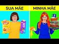 SUA MÃE VS MINHA MÃE || Momentos Divertidos em Família! Rica VS Pobre por 123 GO! BOYS