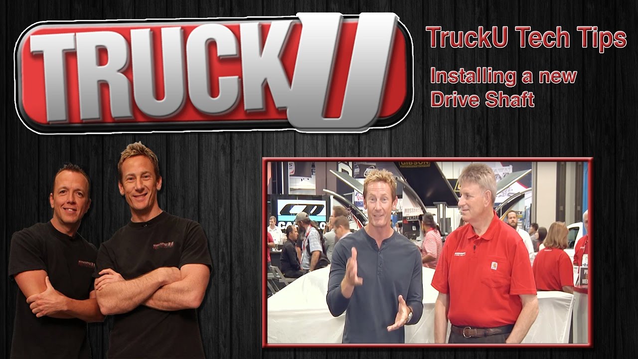 Installing a new Drive Shaft TruckU Tech Tips YouTube