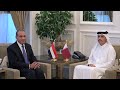 رئيس مجلس الوزراء وزير الخارجية يستقبل وزير الخارجية المصري