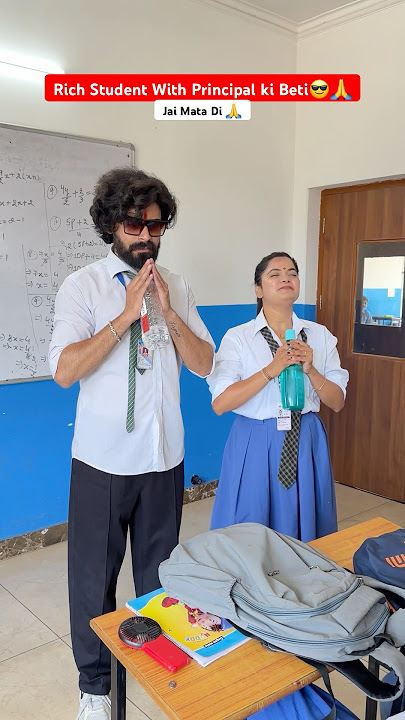 Rich Student With Principal ki Beti 😎🙏 #shorts #ytshorts #teratrigun #richstudent