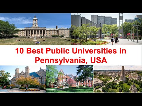 पेनसिल्व्हेनिया, यूएसए मधील 10 सर्वोत्कृष्ट सार्वजनिक विद्यापीठे नवीन रँकिंग | पिट्सबर्ग विद्यापीठ