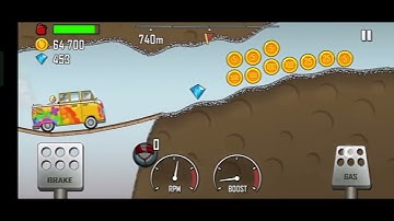 Hill Climb Racing - Gameplay Walkthrough Part 7 - Hippie Van (iOS, Android)