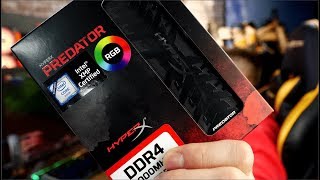 DDR4 Kingston HyperX Predator RGB 4000Mhz CL19 -  live unboxing and review