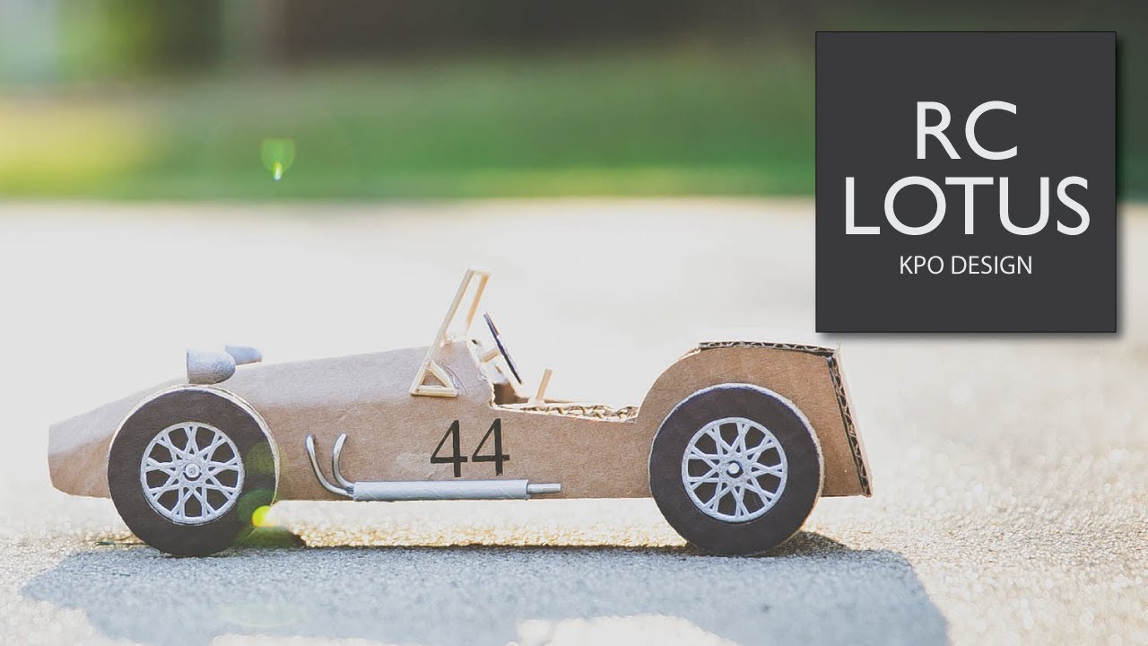 DIY Cardboard Remote Control Car: Building a Fast Lotus 7 Model with Step-by-Step Instructions!