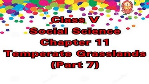 Class V - Social Science - Chapter 11 (Part 7)