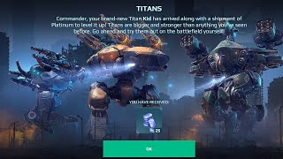 BABY ACCOUNT UNLOCKS TITANS! STARTING TO SEE STRONGER BOTS! EPISODE 5! (War Robots)