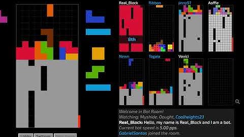 Battling Bots and Gods (Jstris)