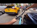 Sending it in NYC Traffic (POV BMX)