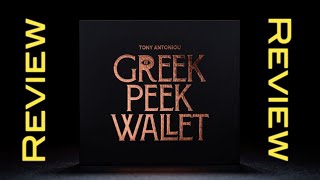 Thumbnail for Greek Peek Wallet by Tony Antoniou Review