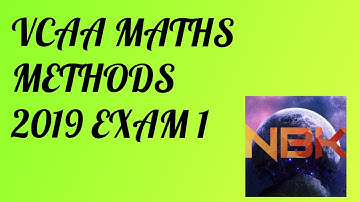 2019 VCE Mathematical Methods Exam 1 Suggested Solutions