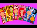 [Paper diy] ディズニーのシンデレラ対ベルプリンセス Making Disney CINDERELLA vs BELLE Princess Sticker Book #asmr #diy