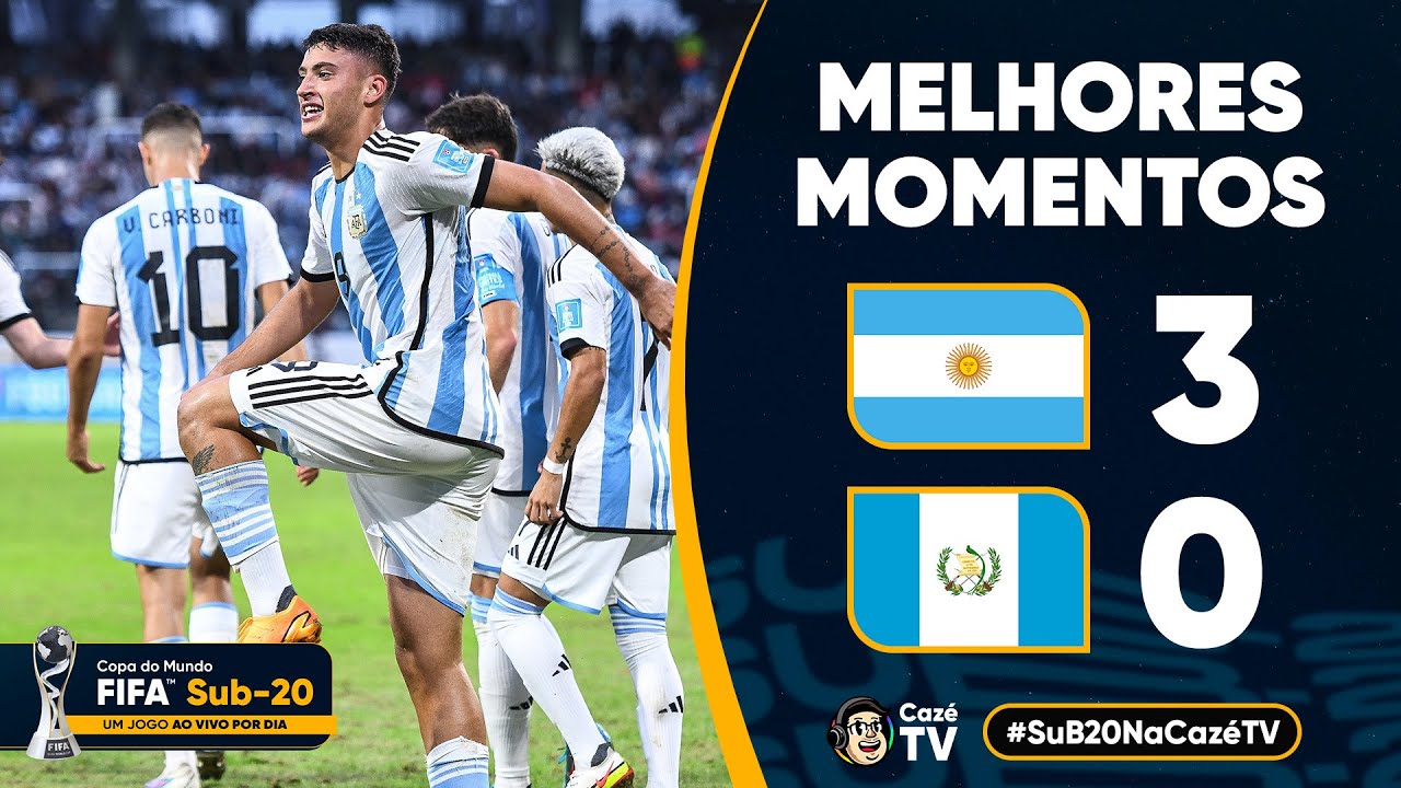ARGENTINA 3 X 0 GUATEMALA | MELHORES MOMENTOS | 2ª RODADA | COPA DO MUNDO SUB-20 FIFA 2023