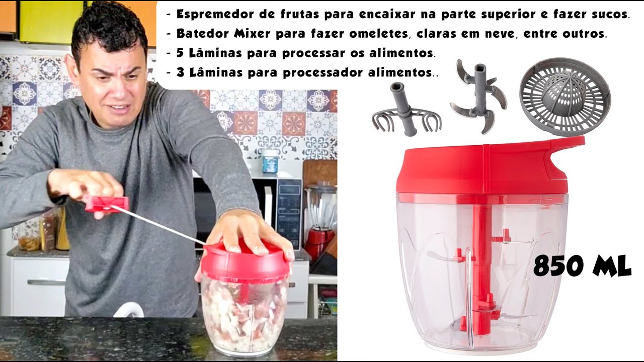 PROCESSADOR E TRITURADOR MANUAL DE ALIMENTOS - Fubá online