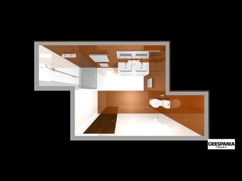 Cuarto de baÃo minimalista en 2 colores blanco y marrÃn youtube