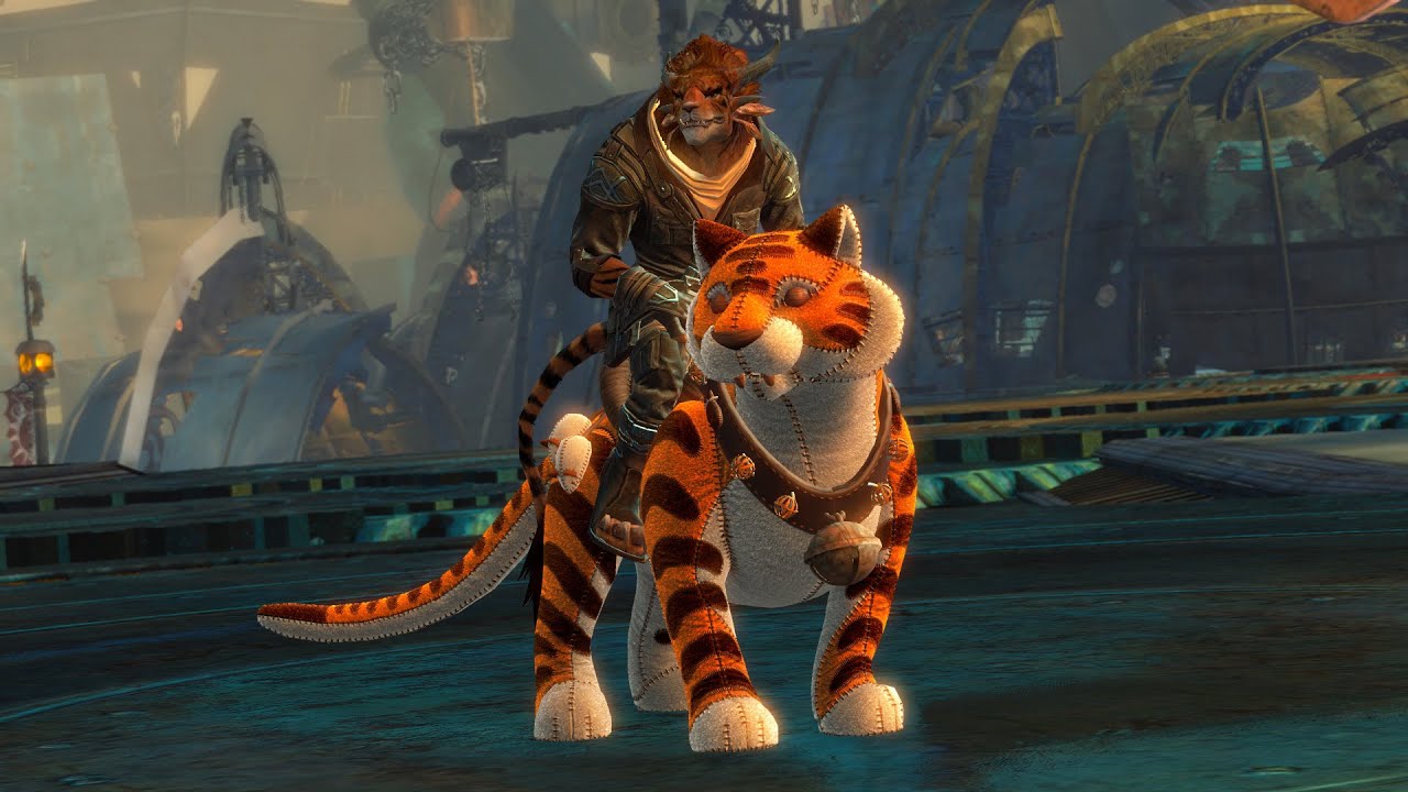 GUILD PRIME ギルドプライム ホワイトベア マルチカラー スカジャン Sweet Dreams Are Made of Soft Plush Tiger Warclaws! – GuildWars2.com