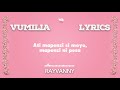 Rayvanny - Vumilia Official lyrics