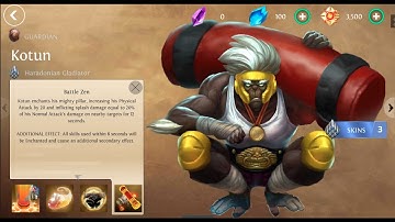 iOS: HEROES OF ORDER AND CHAOS (Haradonian Gladiator) KOTUN