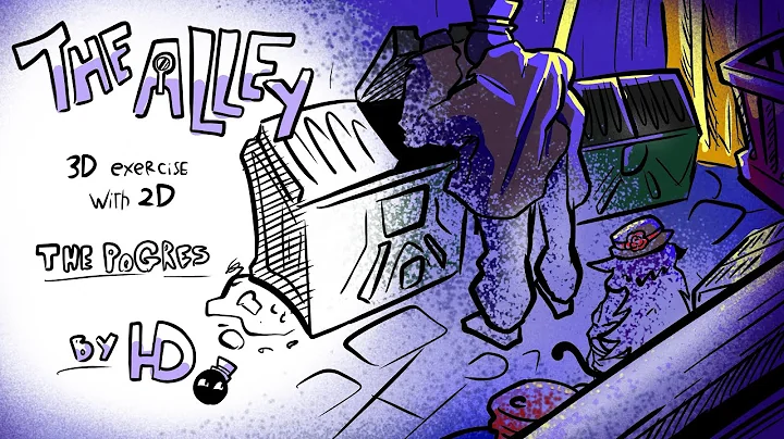 3D exercise with 2D: The alley