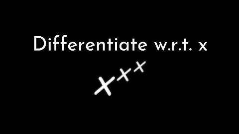 Derivatives - Differentiation - Solved Example - NCERT , CBSE , ISC, HSC and other boards