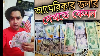 আমেরিকার🇺🇸 ডলার দেখতে কেমন? How Does American Dollars look like?