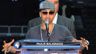 Adrien Broner and Paul Malignaggi - Press Conference - Trash talk continues...