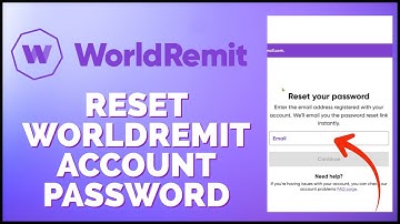 How To Reset WorldRemit Account Password 2024?