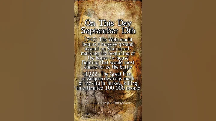 Today In History: September 13th