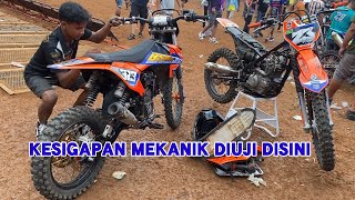 Begini Kondisi Motor M Athar 23 Setelah Balap Kejurda Grasstrack Jabar