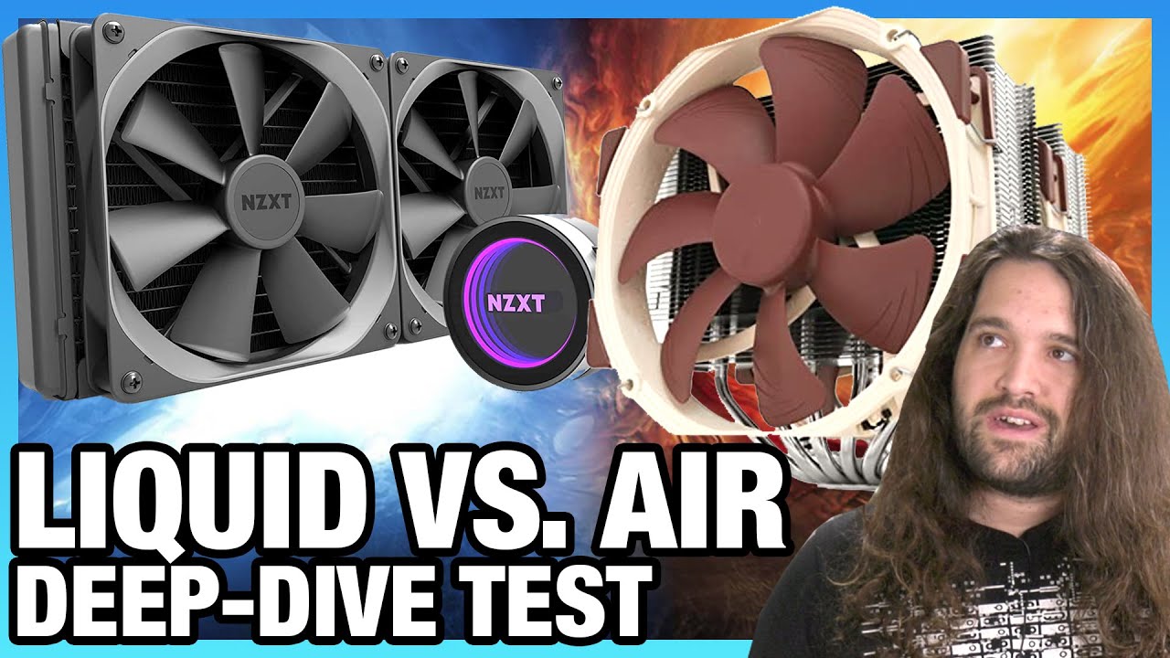 Liquid Cooling Vs Air Cooling Benchmark In Depth Nh D15 Nzxt X62 More Youtube