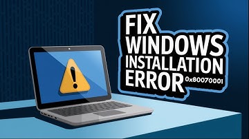 Fix Windows Installation Error 0x80070001 | Step-by-Step Guide
