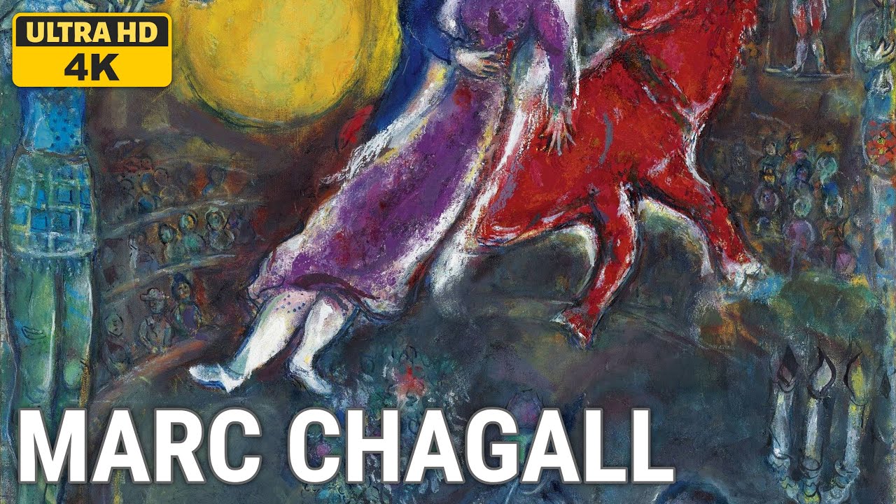 Marc Chagall: A collection of 10 oil paintings with title and year, 1962-1964 [4K]