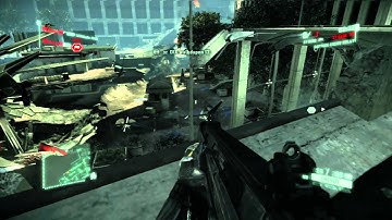 Crysis 2 Multiplayer Gameplay - Capture the Relay on Downed Bird