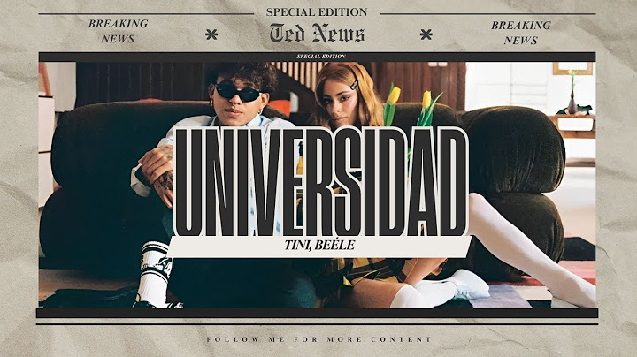 TINI, Beéle - Universidad (Letra)
