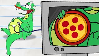 Pizza Belly | Boy & Dragon | Cartoons for Kids | WildBrain Bananas