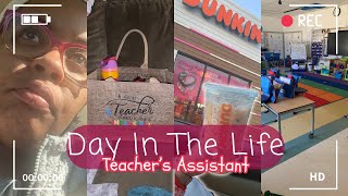 DAY IN THE LIFE OF A TEACHER'S ASSISTANT | HOME ROUTINE | DUNKIN | PLANNING DAY | PRODUCTIVE DAY