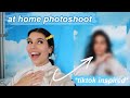 I tried doing an at home photoshoot *tiktok inspired*