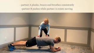 Partner resisted planks