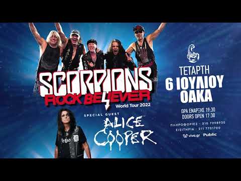 SCORPIONS & ALICE COOPER - OAKA - 6 Ιουλίου 2022