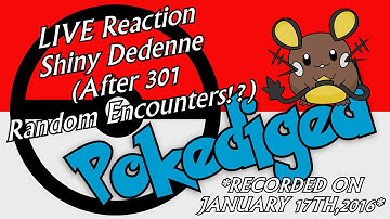 LIVE REACTION - Shiny Dedenne After 301 Random Encounters....SO FAST!?... On Pokemon X