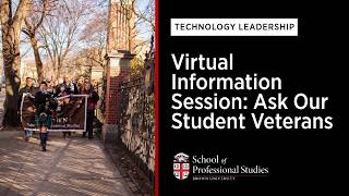 Master's in Technology Leadership | Ask Our Student Veterans | April 23, 2026