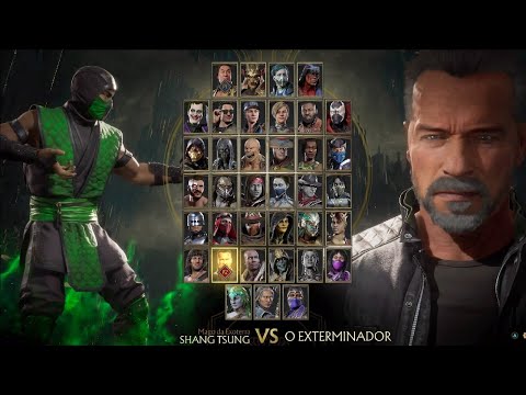 MK10 - Mortal Kombat X - Todos os personagens / All Characters 【4K 60FPS】 