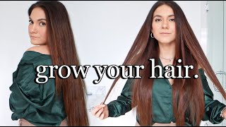 NO BS TIPS ON HOW TO GROW YOUR HAIR FASTER !! | Hair Growth Tips for Long &amp; Healthy Hair