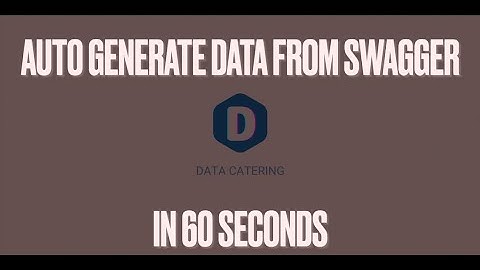 Automatically generate data for HTTP API from Swagger/OpenAPI spec in 60 seconds - Data Caterer