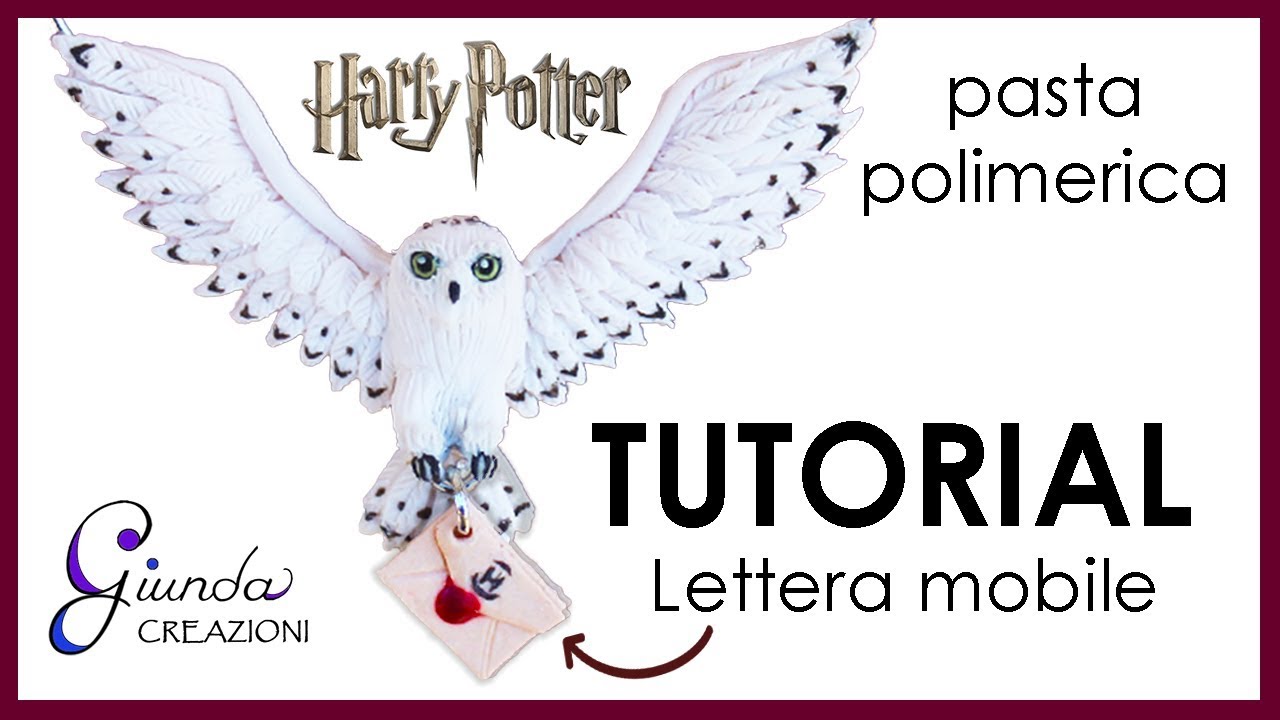 ITA] Edvige di Harry Potter con lettera di Hogwarts Tutorial pasta