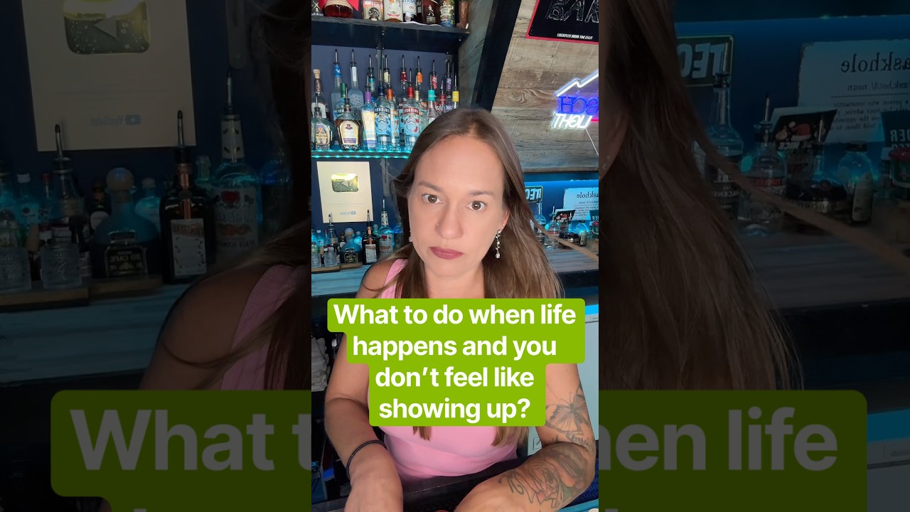 What do you do when you don’t feel like showing up? This is what it looked like for me today