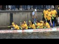 Drachenboot Festival Neustadt 2012 Einstieg zum ersten Lauf