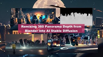 BSLIVE Equirectangular Depth Map for AI Landscape Concepts