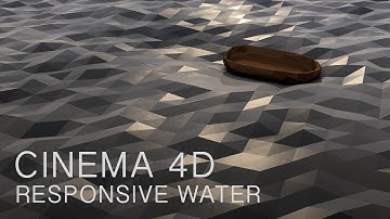 Cinema 4D Tutorial: Responsive Water