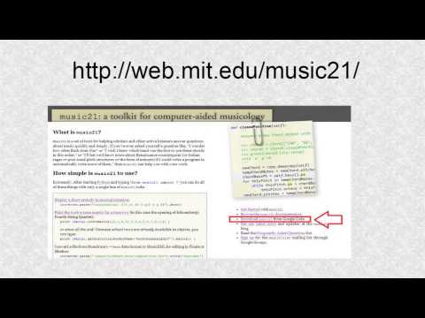 MIDI Programming using Python - Introduction to music21